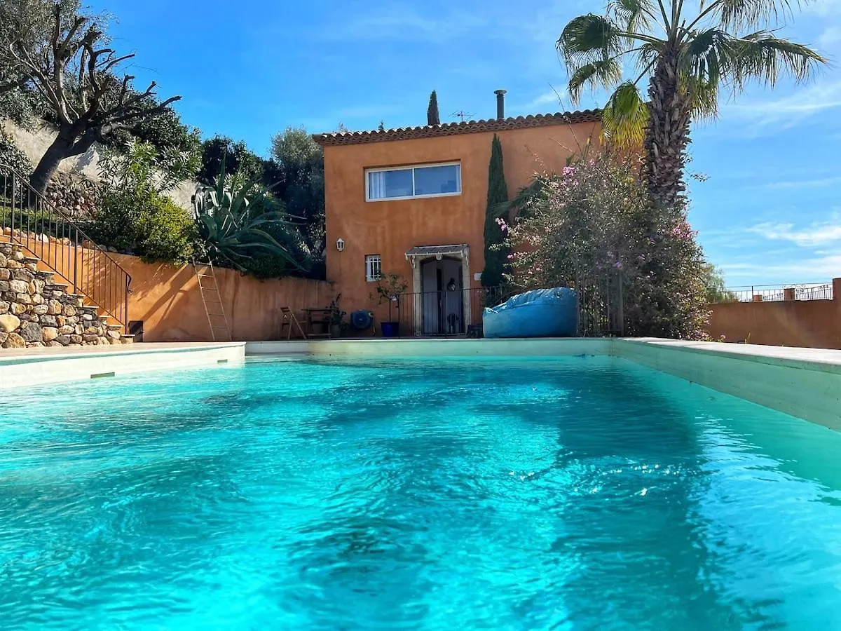 Magnifique Villa Au Calme, Vue Mer, Piscine Ollioules
